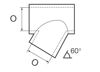 Slika T komad 60° tankozidni